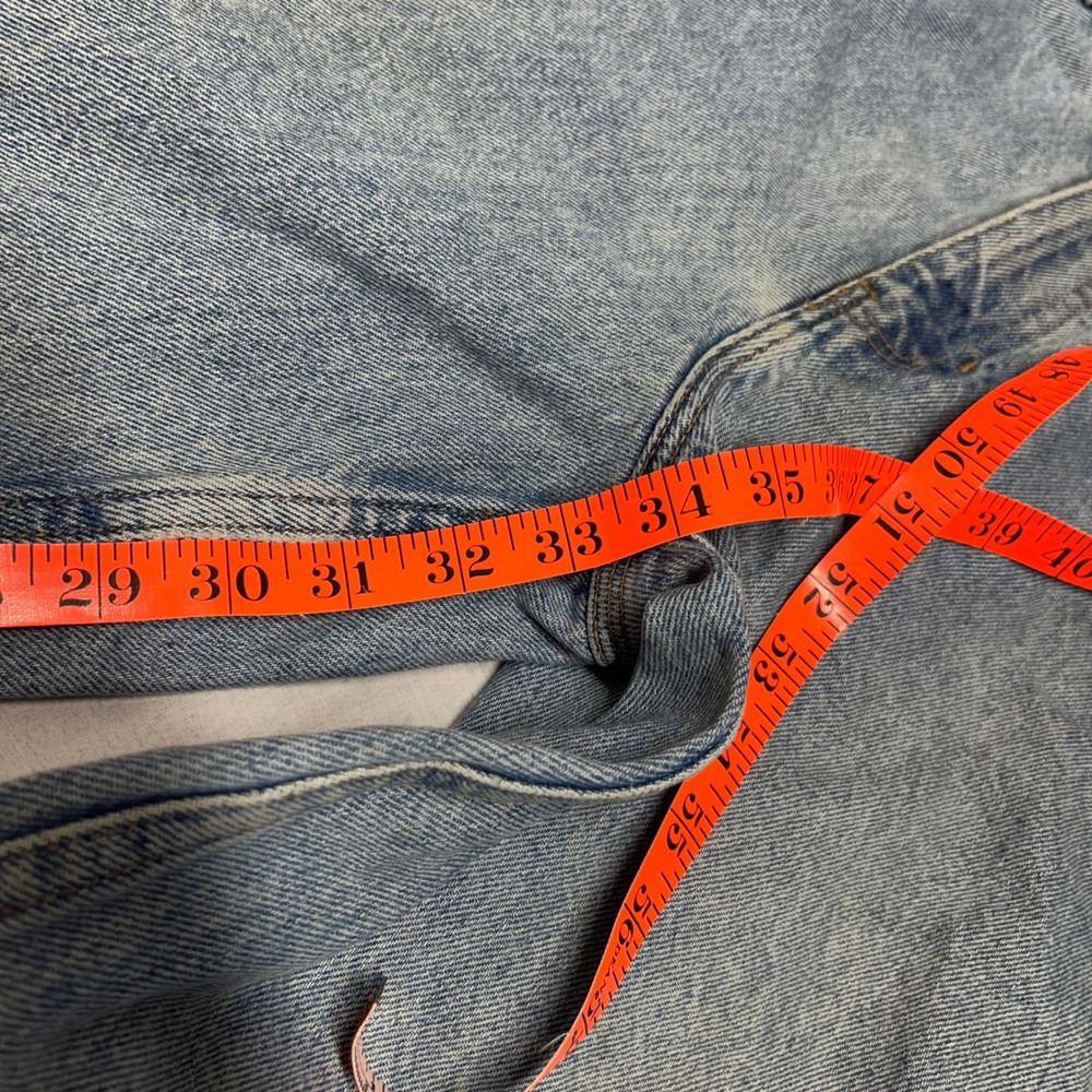 Vintage Tommy Hilfiger Carpenter Jeans Mens 29x34 Light Wash Baggy Denim Blue - Picture 8 of 10